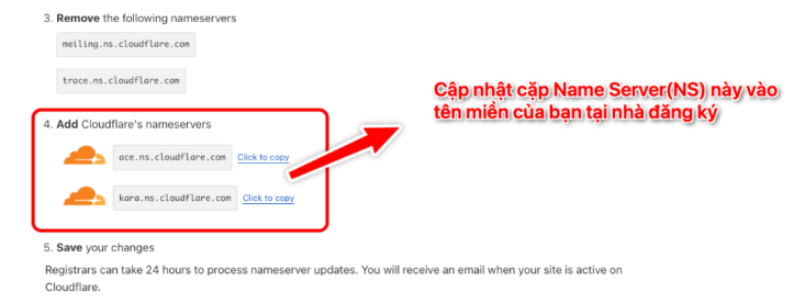 Cách thêm tên miền vào CloudFlare nhanh chóng và miễn phí add-name-Servers-CloudFlare