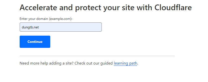 Cách thêm tên miền vào CloudFlare nhanh chóng và miễn phí nhập tên miền vào CloudFlare