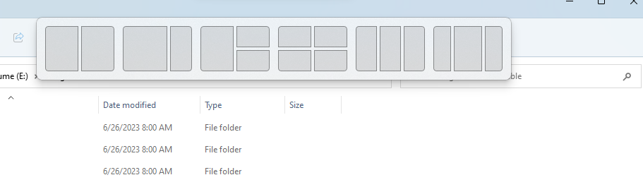 chia màn hình trên Windows 11